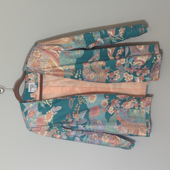 Vintage Asia Inspired Colorful Blazer - Picture 5 of 7